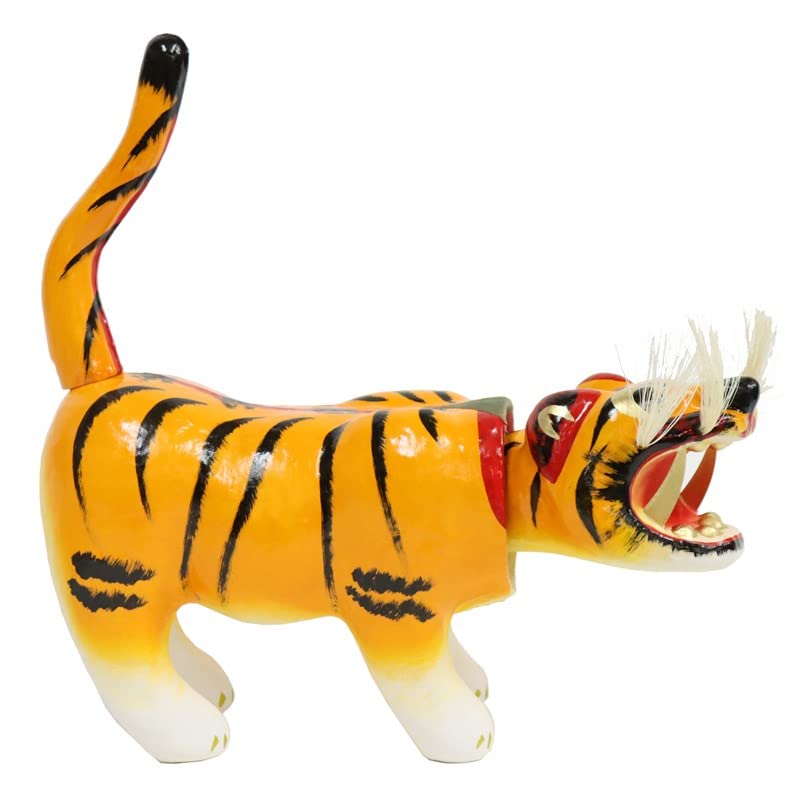 Amazon | 張子の虎 3号 首振り虎 五月人形 伝統工芸 [tm-3] | 五月人形