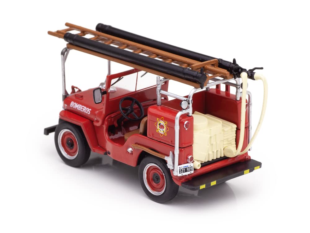F.D. Jeep Fire Engine 赤 ジープ はしご車