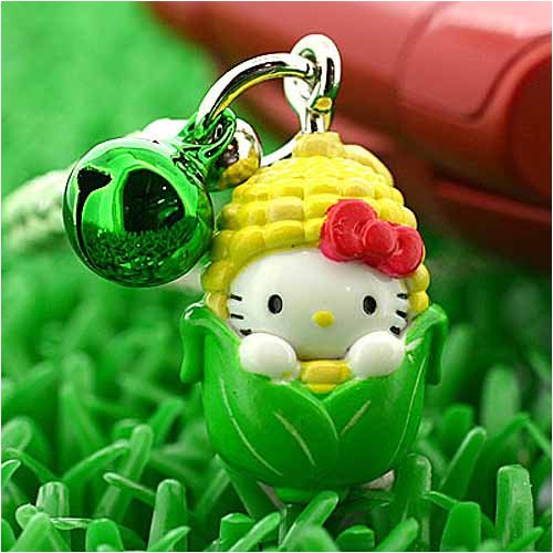 Amazon.co.jp: (ご当地キティ)北海道限定とうもろこしキティ根付