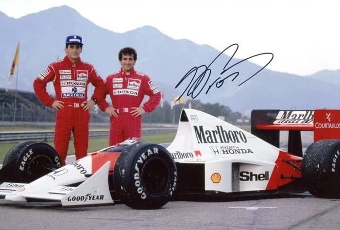 アランプロスト1989年F1 直筆サイン入りリトグラフ限定品250