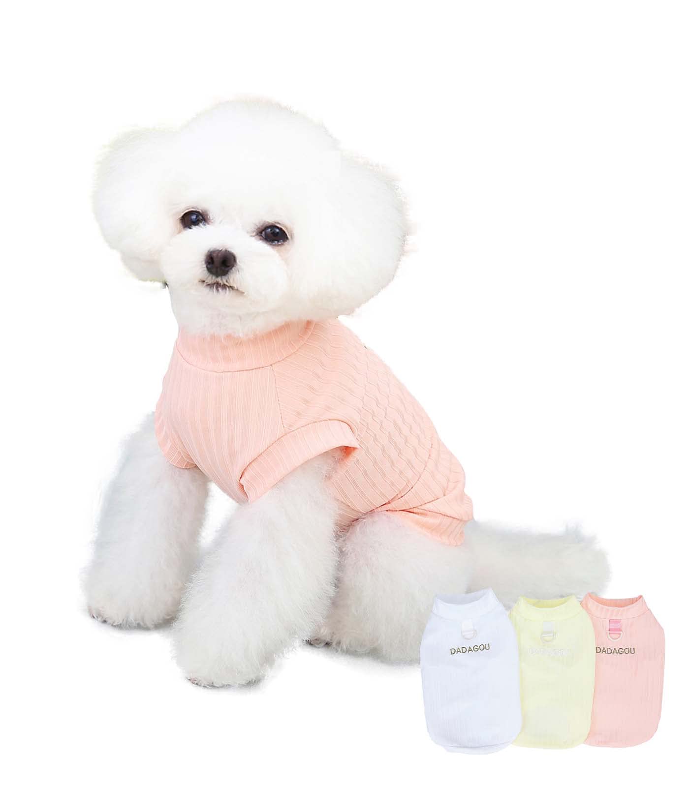 犬服 SS わんこの普段着 ピンクのさくらんぼ 犬服 SS わんこの普段着