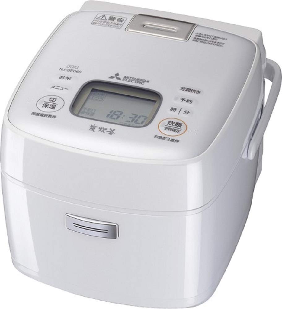 Amazon | 三菱電機 IHジャー炊飯器 備長炭炭炊釜 3.5合炊き ピュア