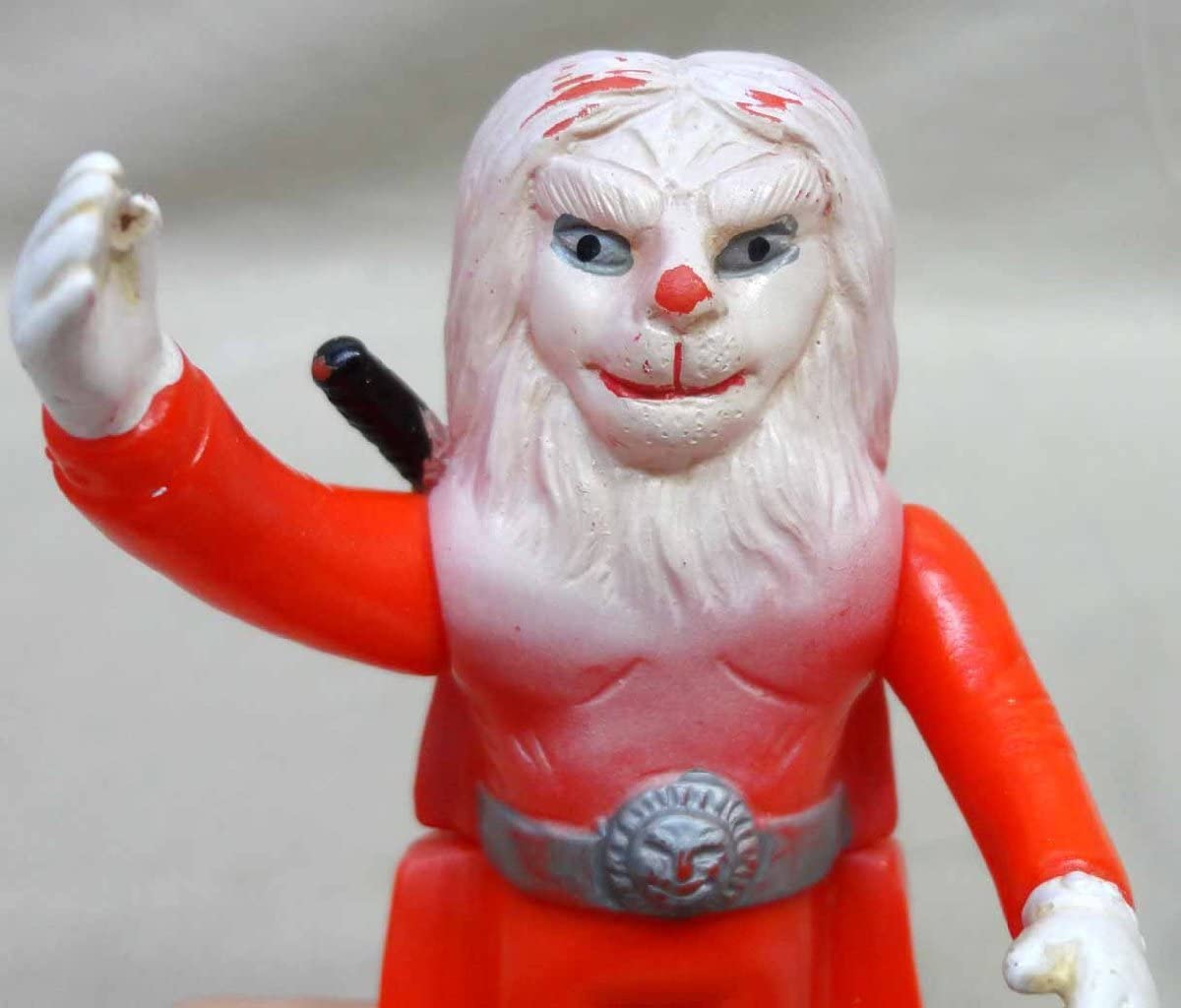 無版権 怪傑ライオン丸 ソフビ フィギュア 当時物 パチソフビ 【袋入り