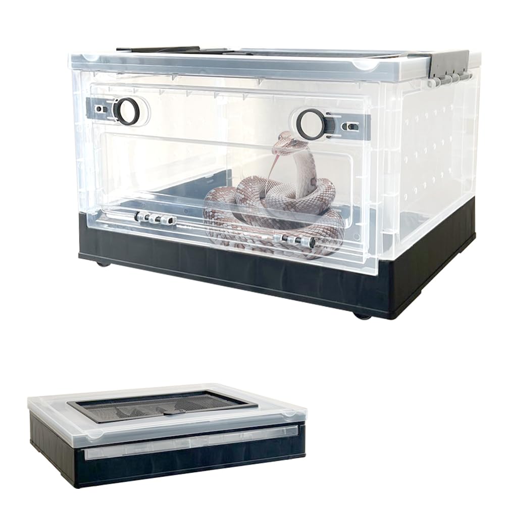 爬虫類ケージ 904545 蝶番開閉式 キャップ ゲージ 爬虫類ケージ 904545