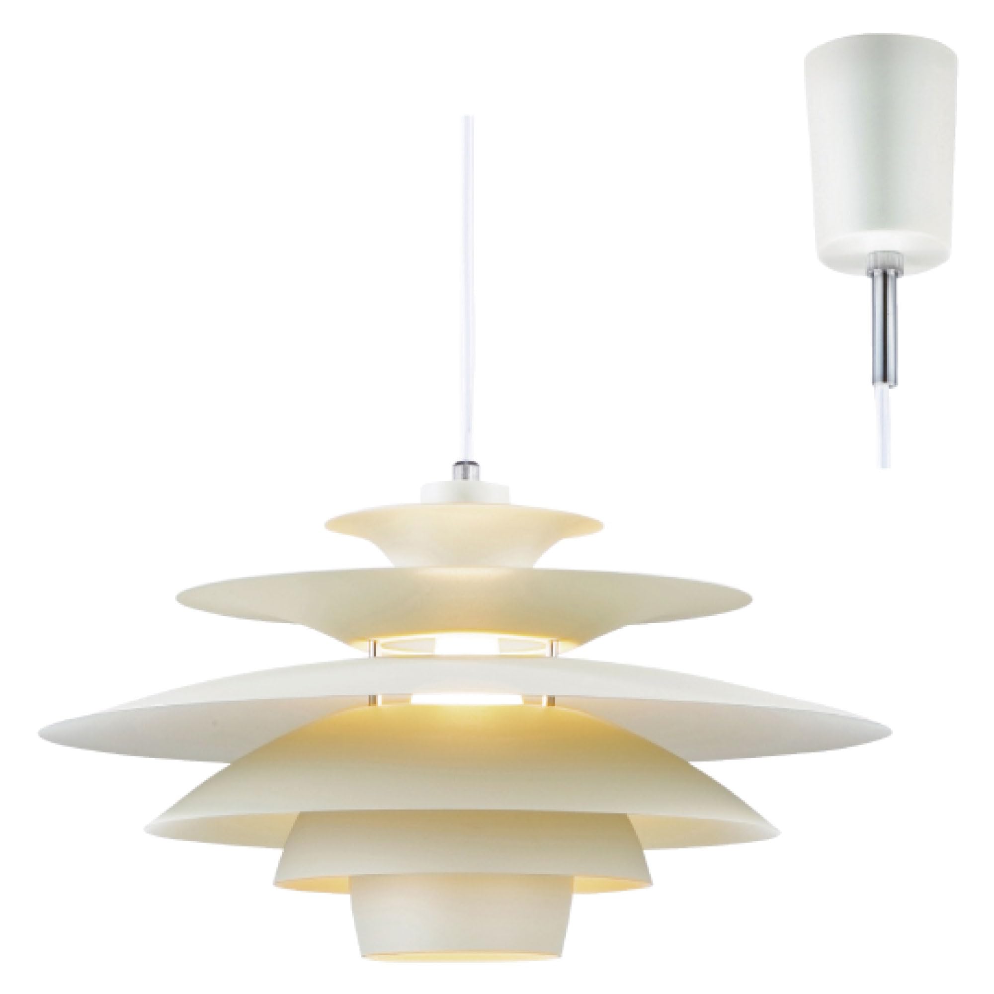 Amazon | インターフォルム ペンダントライト LT-8824WH ノルデン