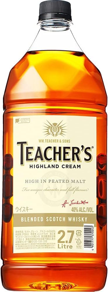 Amazon.co.jp: TEACHER'S Highland Cream, 90.7 fl oz (2,700 ml