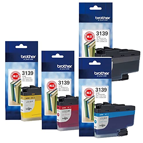 brother 純正インクカートリッジ3139 有効期限2025.7: 4色