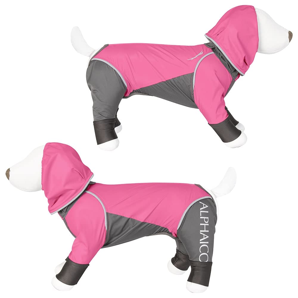 ALPHAICON 犬用レインコート 4L ALPHAICON 犬用レインコート 4L ピンク