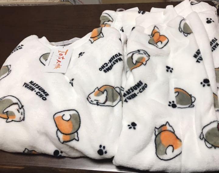 夏目友人帳 総柄パイル上下セット 夏目友人帳 総柄パイル上下セット