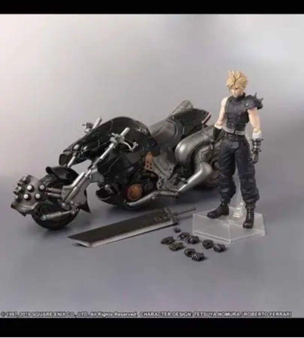 FF7 PLAY ARTS改 クラウド・ストライフ＆ハーディ=デイトナ お値下げ中