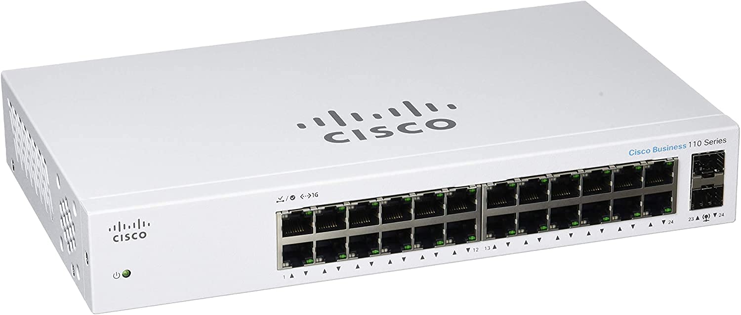 Amazon.com: Cisco Business CBS110-24T 24-Port Unmanaged Gigabit
