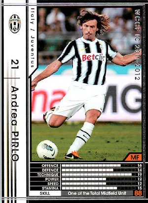 Amazon.co.jp: WCCF/11-12/ユベントス/黒/219/アンドレア・ピルロ