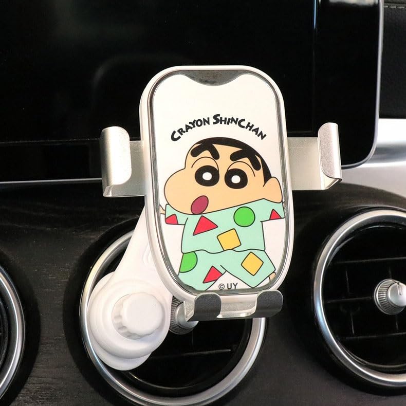 クレヨンしんちゃん】バイク用アルミマウント シルバー スマホ Amazon