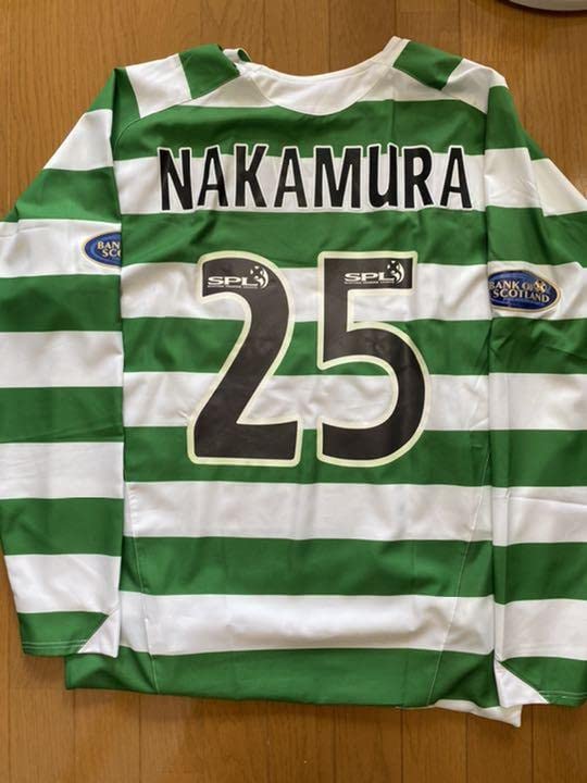 セルティック 2006/08 中村俊輔 ユニフォーム 引退 元日本代表