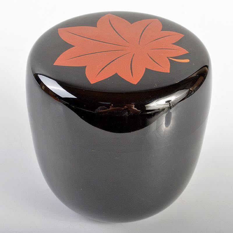 山中塗辻石斎造波に貝蒔絵大棗共布宗左(而妙斎)極め箱FR6886