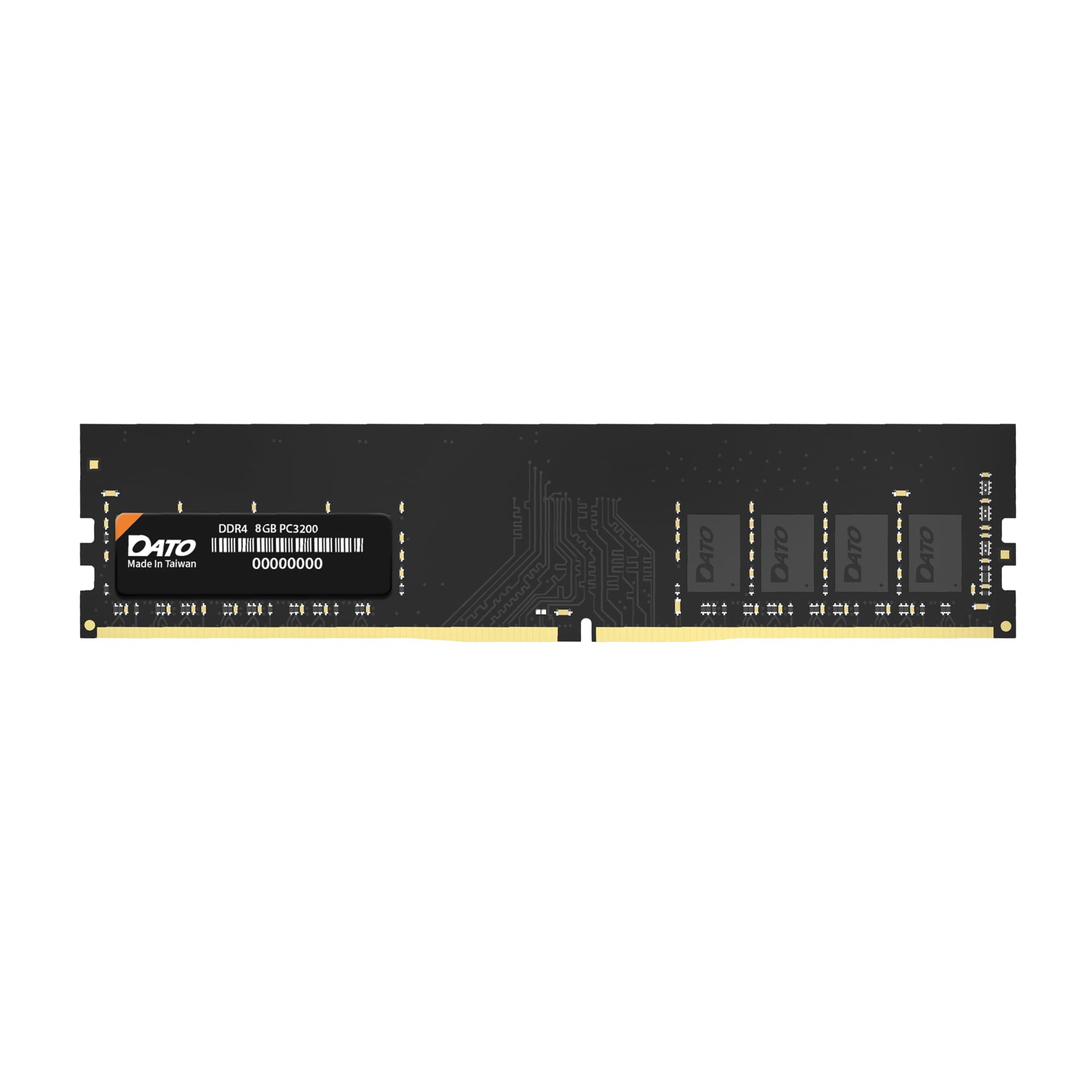 DATO DDR4 RAM 8GB 3200MHz, PC4-25600 CL22 1.2V 288-Pin Non-ECC