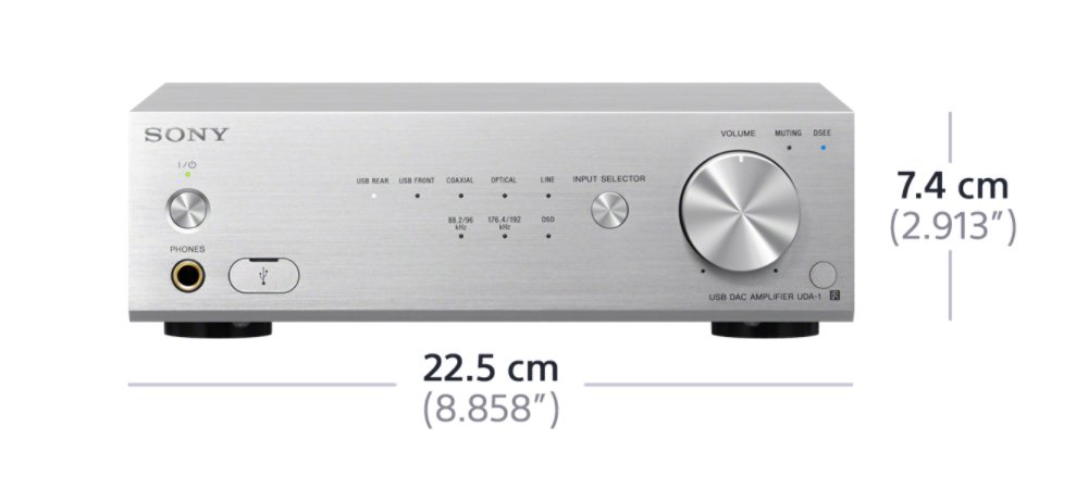 Amazon.co.jp: SONY USB DAC アンプ シルバー UDA-1/S : 家電＆カメラ