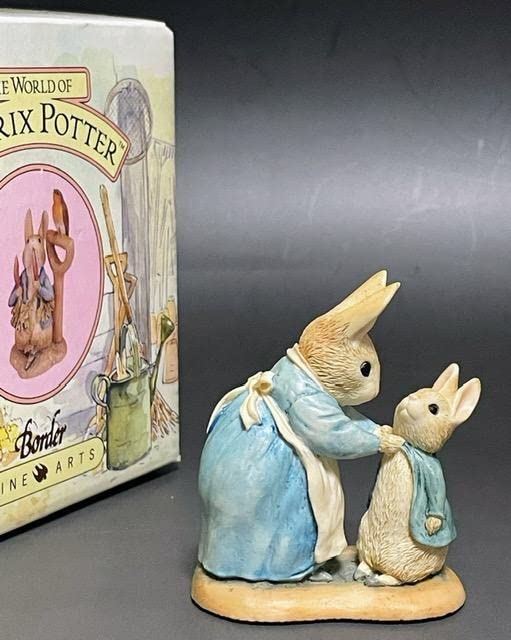 ボーダーファインアーツ製ピーターラビット 置物 Amazon.co.jp