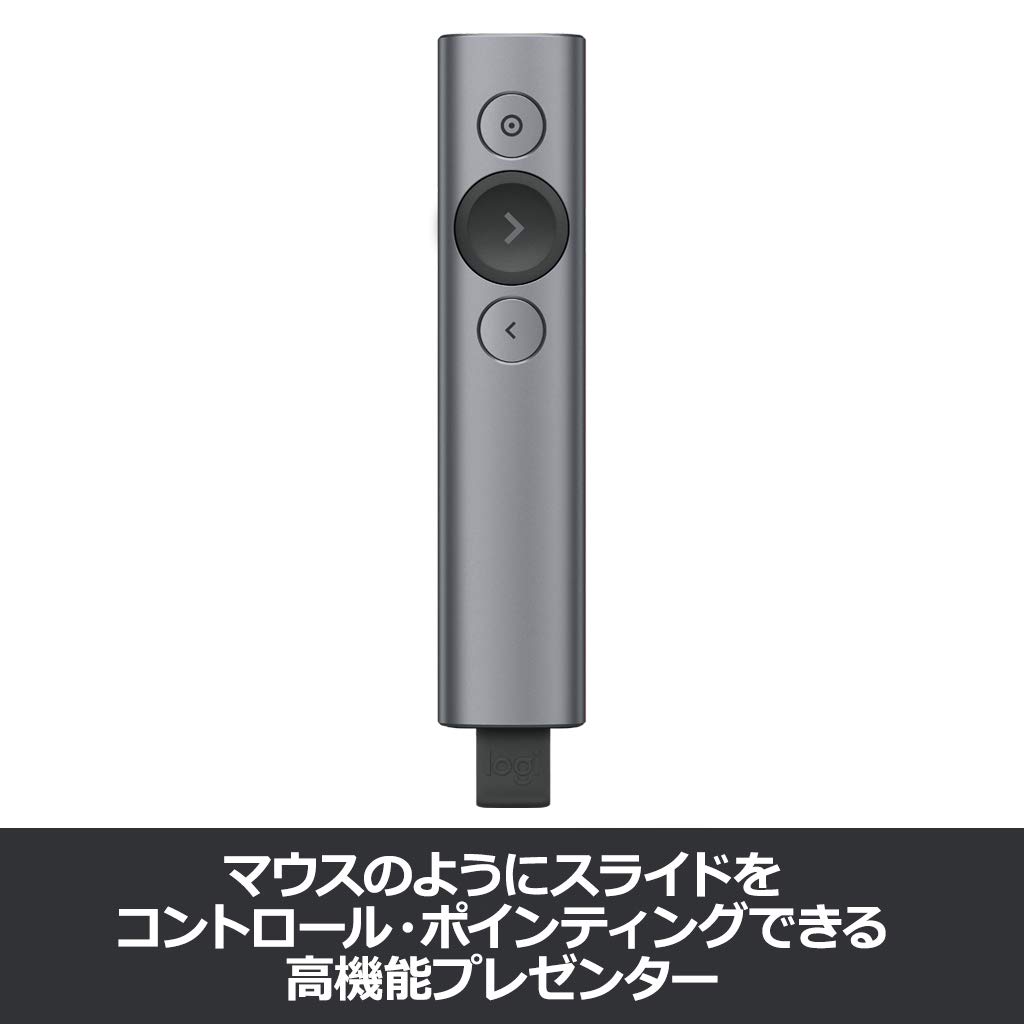 Amazon.co.jp: ロジクール ポインター R1000SL スレート プレゼンター