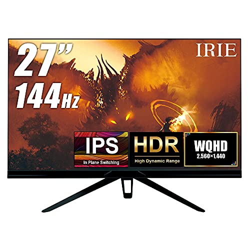 Amazon.co.jp: FFF モニター 27インチ ディスプレイ WQHD ゲーミング