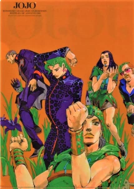 ジョジョ 6部 徐倫 荒木飛呂彦 原画 B2 ポスター ジョジョ展 ジョジョ