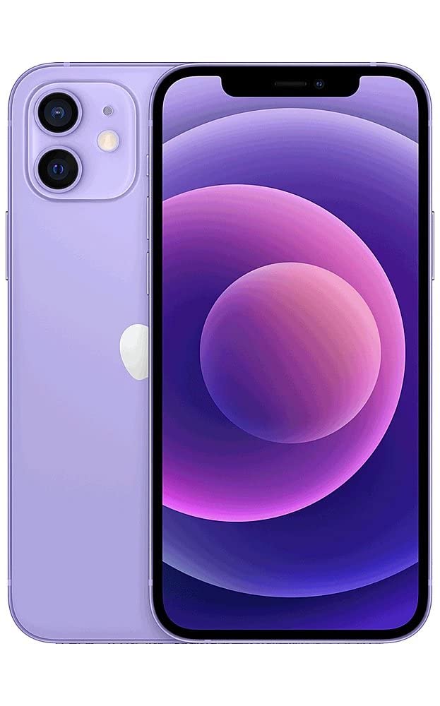 Amazon.com: Apple iPhone 12, 128GB, Purple - Unlocked (Renewed