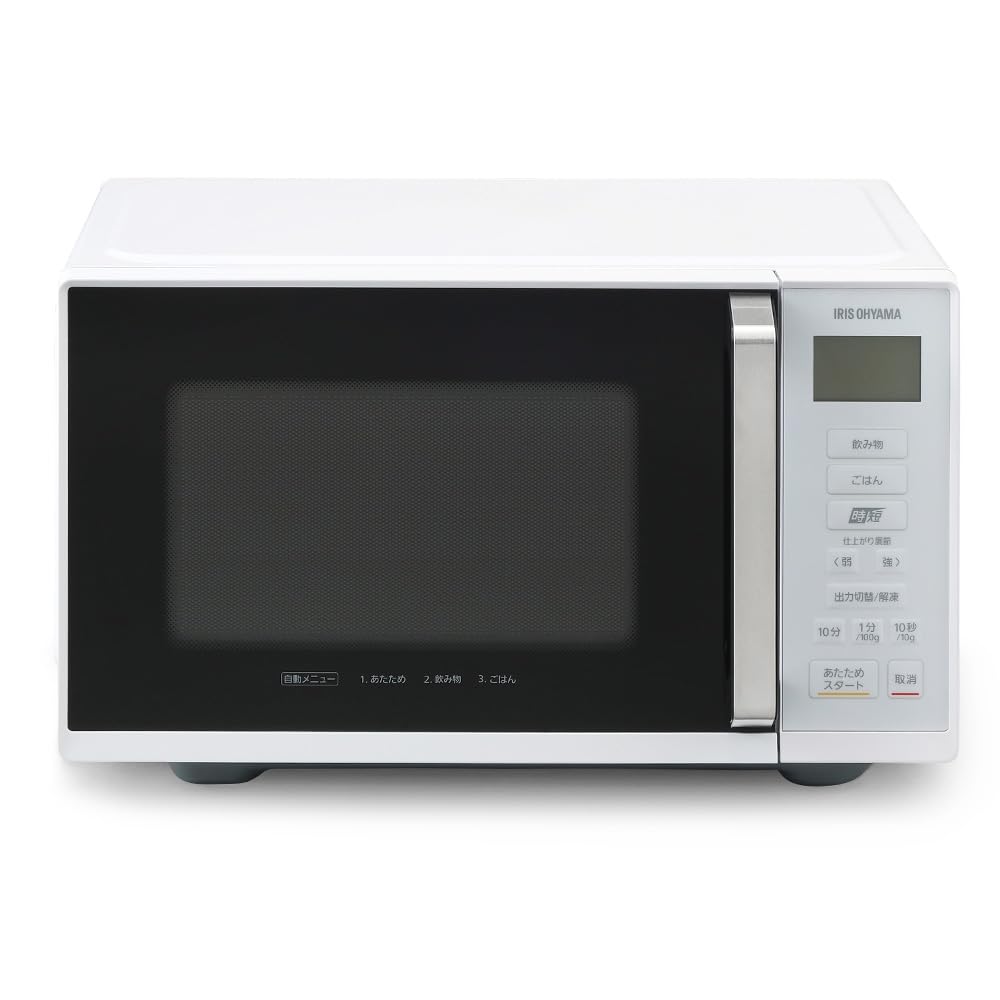 Amazon | アイリスオーヤマ 電子レンジ 22L 単機能 フラットテーブル