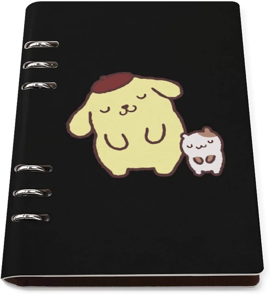 Amazon.co.jp: ポムポムプリン ルーズリーフ 手帳 システム手帳 6穴