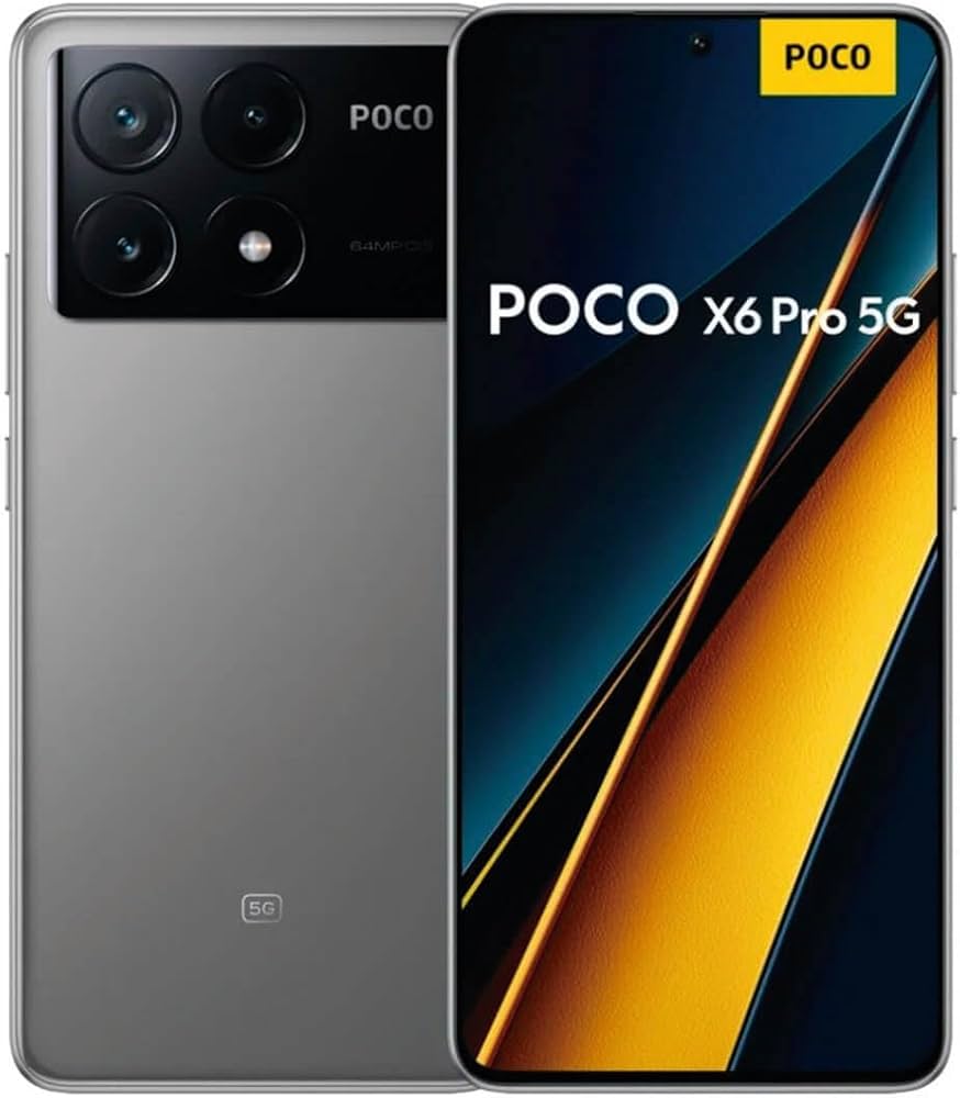 Xiaomi Poco X6 Pro 5G 12GB/512GB Grey (Gray) Dual SIM : Amazon.com
