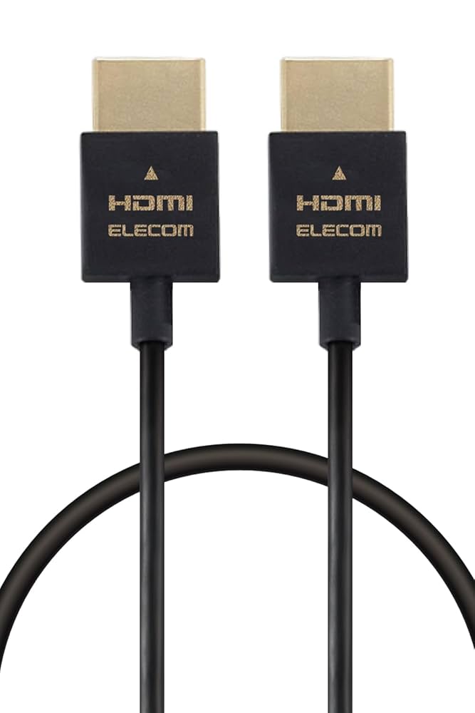 エレコム HDMI ケーブル 1m 4K × 2K対応 スーパースリム 送料込み