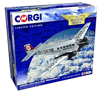 航空機・ヘリコプター Corgi Junkers Ju-52/3m D-AQUI 1/72 航空機