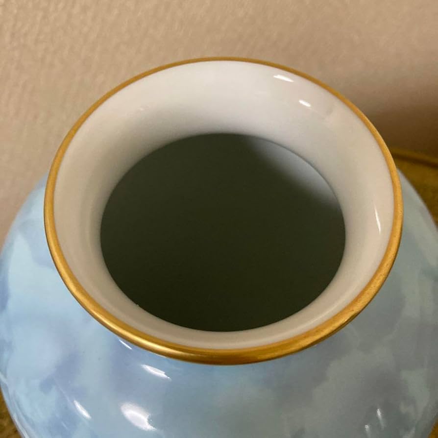2349 深川製磁 色絵彩磁 金彩 花瓶 【公式通販】