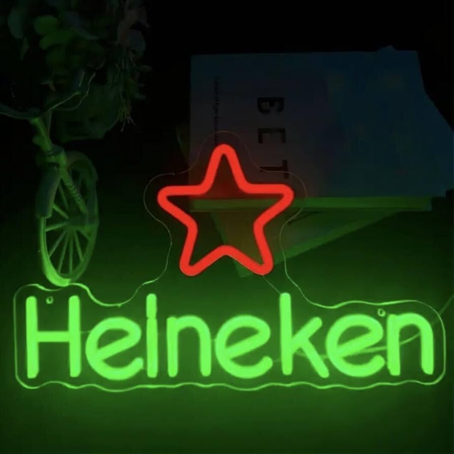 Heineken ネオンライト 3点セット Heineken ネオンライト 3点セット