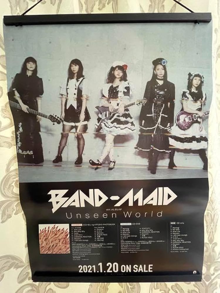 BAND-MAID バンドメイド SCOOOOOP 店頭告知ポスター BAND-MAID