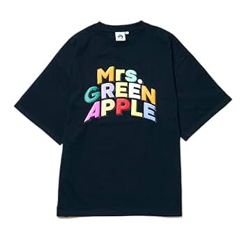 Mrs. GREEN APPLE ソウルコン Tシャツ ブラック Lサイズ Amazon | XL