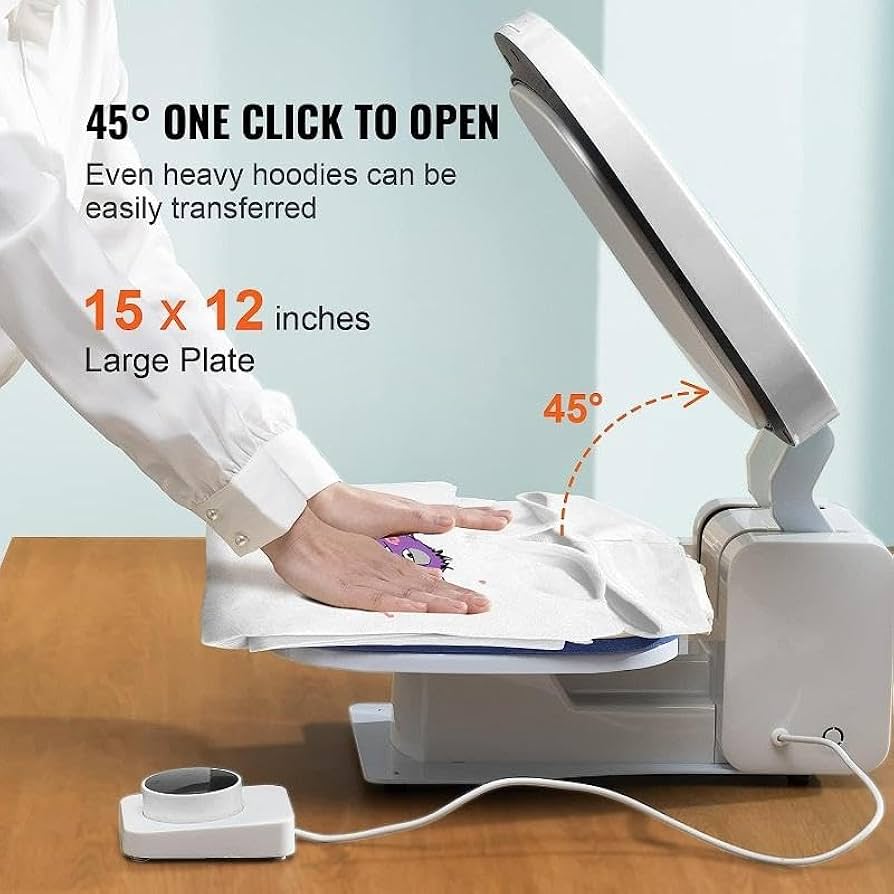 Amazon.co.jp: 自動ヒートプレス機、15x12 Tシャツスマートヒート