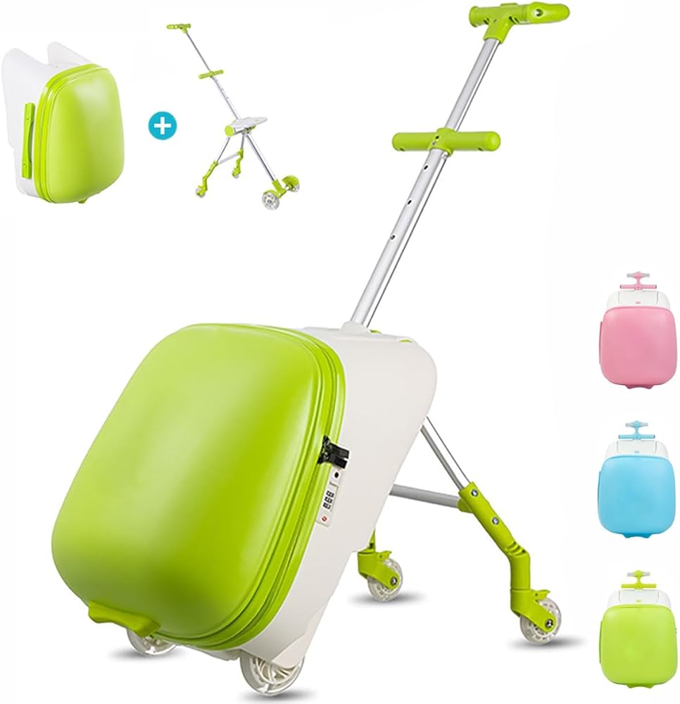 新品 ChicCarry 白 子供が乗れるキャリーケース スーツケース