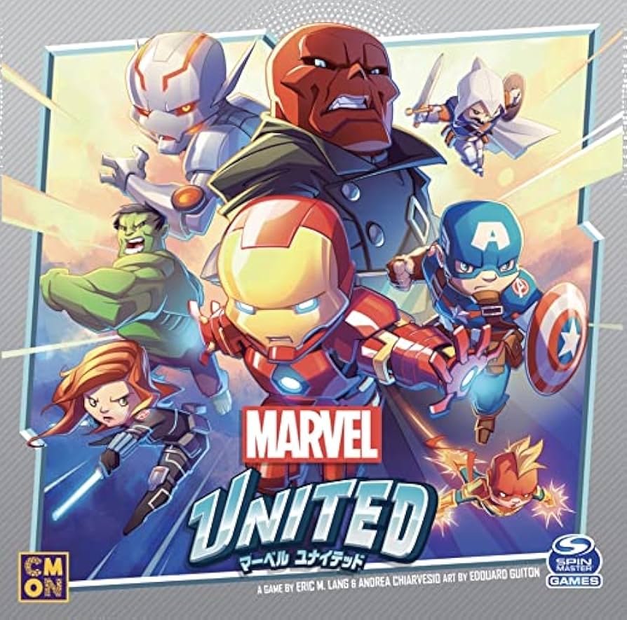 ボードゲーム MARVEL UNITED マーベルユナイテッドフィギュア塗装済み