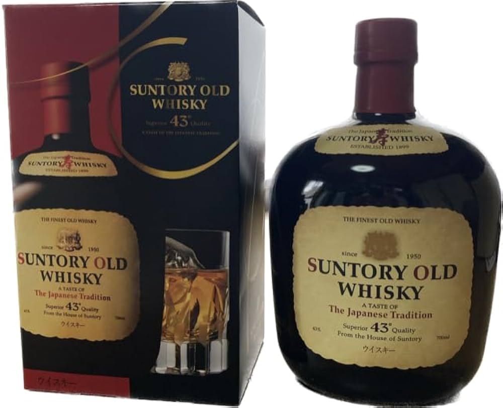 Amazon.co.jp: Makes a great gift! Suntory Old Whiskey, 43°, 23.7
