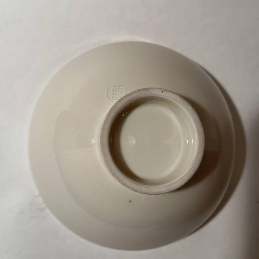白磁茶碗 二代 諏訪蘇山 白磁茶碗 二代 諏訪蘇山(作) 共