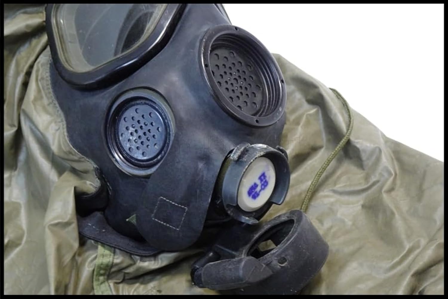 米軍 実物 M40 GAS MASK ガスマスク ケース付き ② 送料無料 米軍 実物