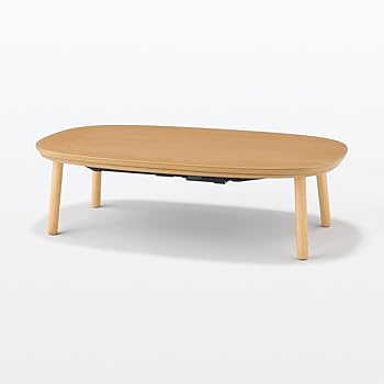 Amazon | 無印良品 こたつにもなるローテーブル ナチュラル 大 幅130