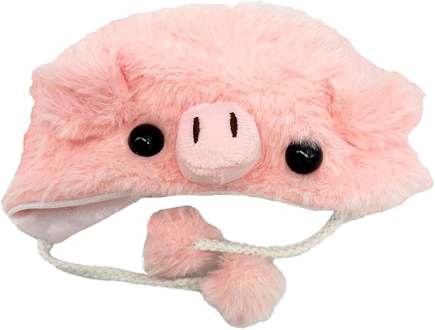 Amazon | 犬猫用コスプレ かぶりもの ペット ぶた 帽子 かぶりもの S