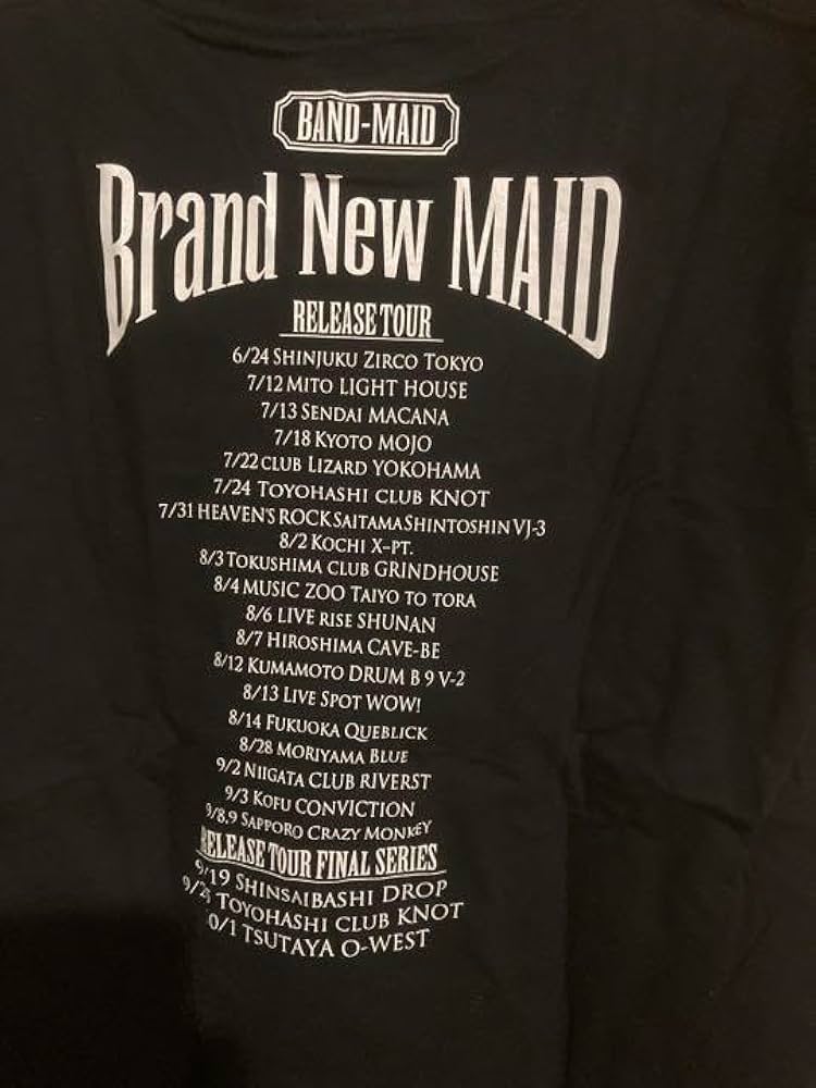 BAND-MAID 2016年ツアーTシャツ◇KAgaMIデザインXLサイズ◇ Amazon.co
