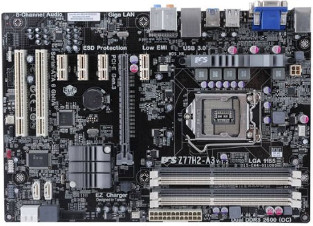 Amazon | ECS Intel Z77 ATXマザーボード Z77H2-A3 with DVI 日本正規