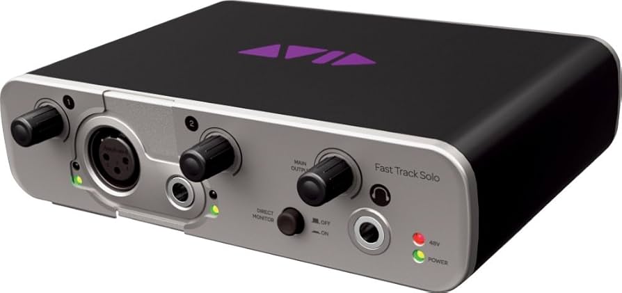 Amazon.co.jp: AVID Fast Track Solo オーディオインターフェイス
