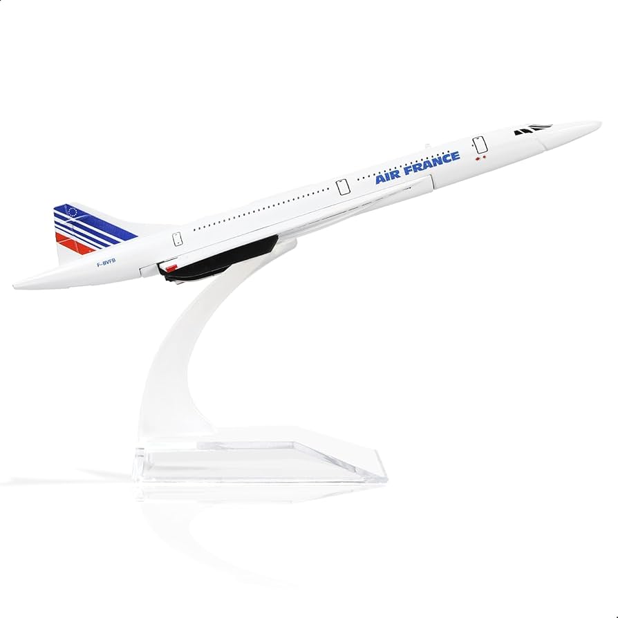 エールフランス航空 Concorde コンコルド SOCATEC製 1:400のダイ