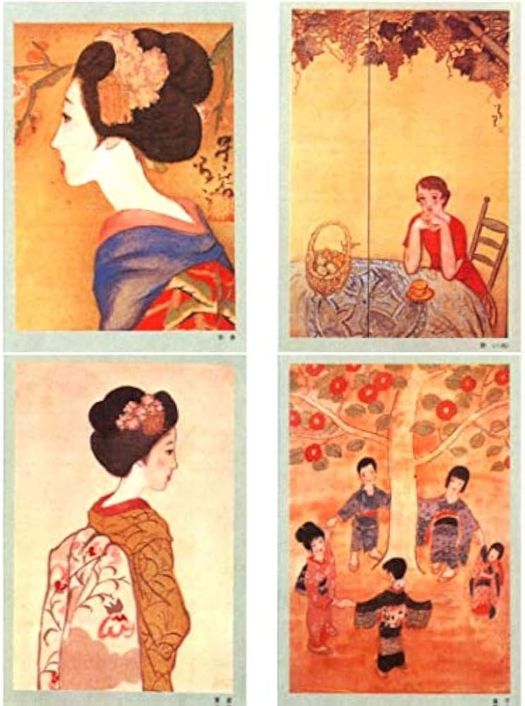 絵葉書 竹久夢二 富獄三十六景 JFA 鉄腕アトム 絵葉書 竹久夢二 富獄三