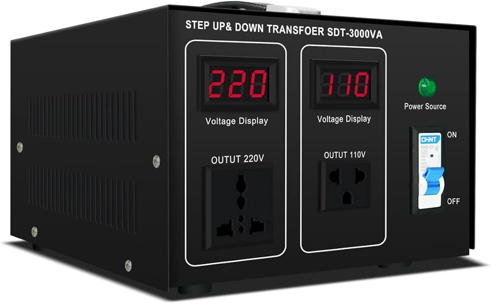 Amazon.co.jp: ステップダウン/アップ変圧器 220v~110v、3000W電圧