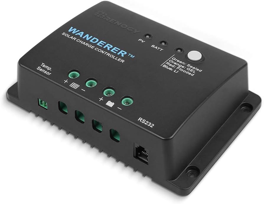 Amazon.com: Renogy Wanderer Li 30A 12V PWM Negative Ground Solar